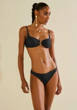 Biquini Meia Taça Nerina Preto