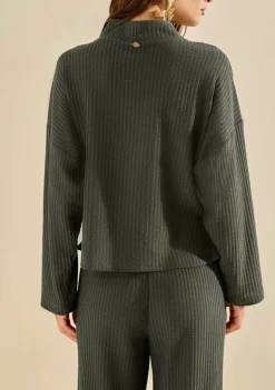 Blusa Gola Alta Lírian Verde