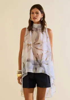 Blusa Gola Alta Origem Azul