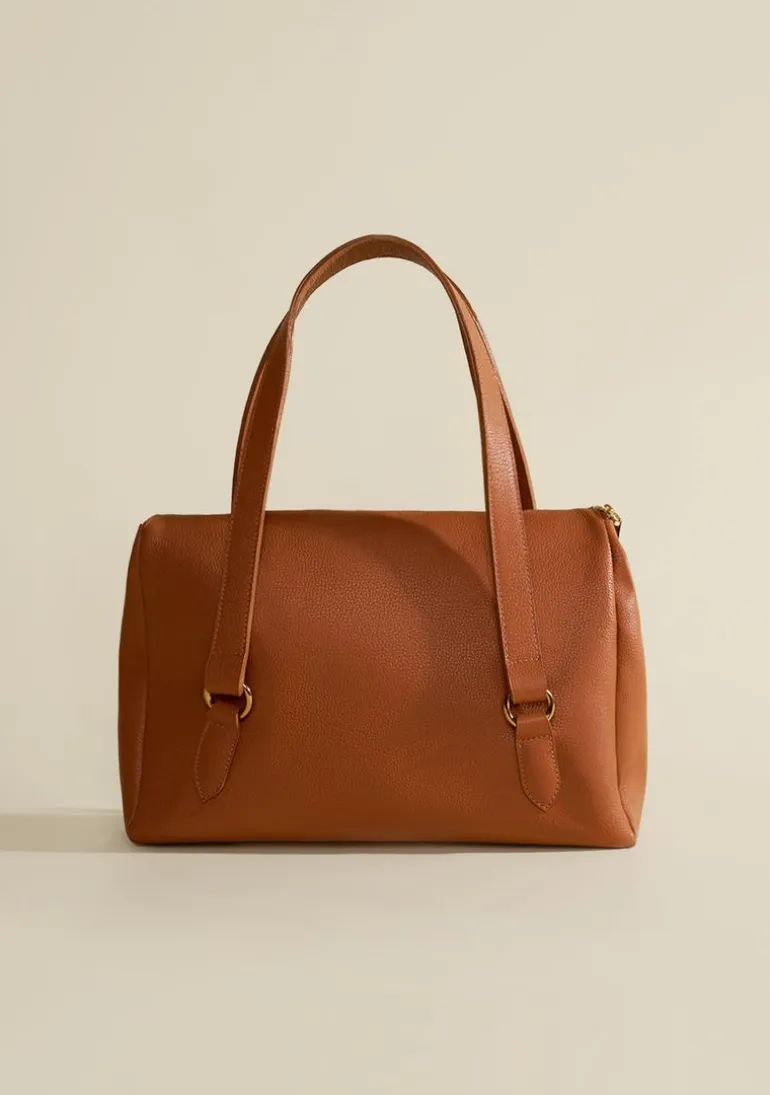 Bolsa Baguete Alça Dupla Caramelo