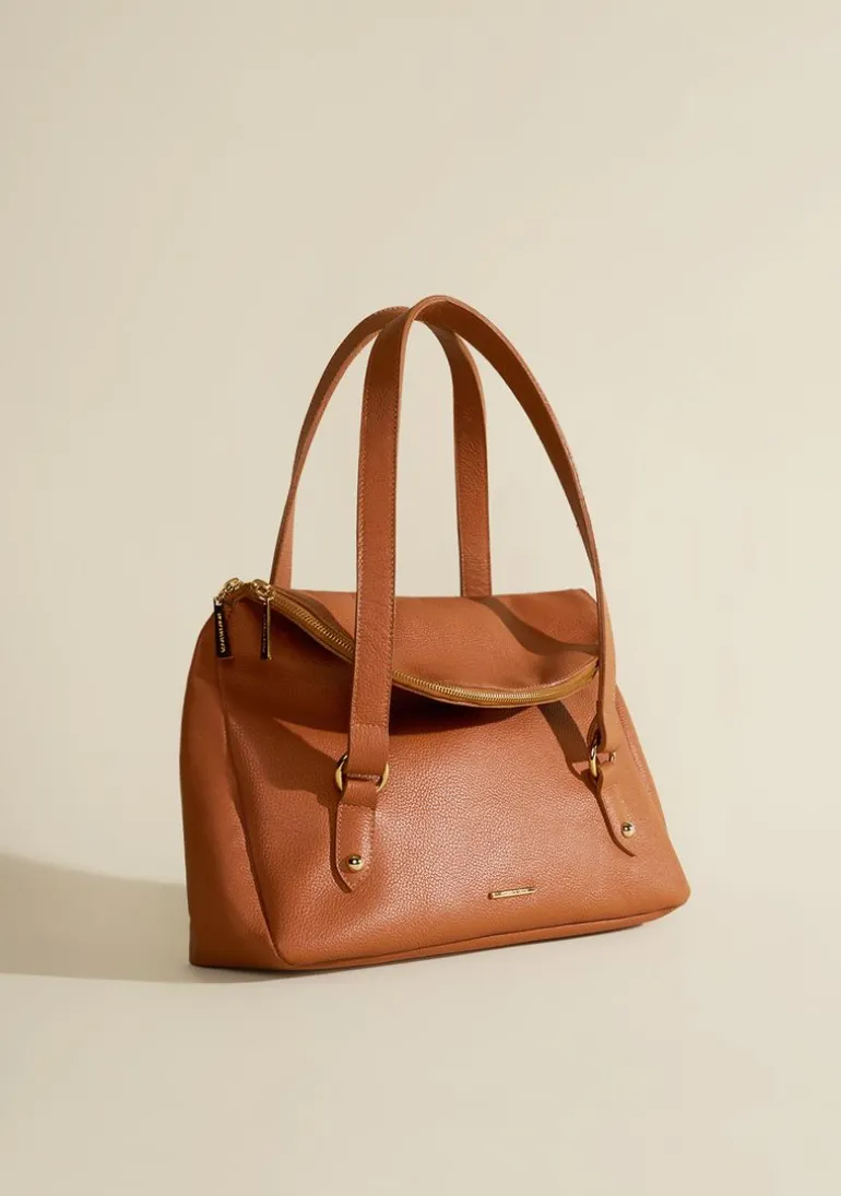 Bolsa Baguete Alça Dupla Caramelo