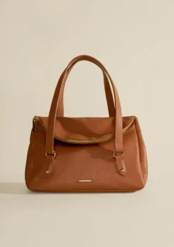 Bolsa Baguete Alça Dupla Caramelo