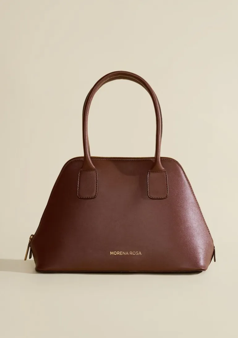 Bolsa Handbag Alça Dupla Marrom