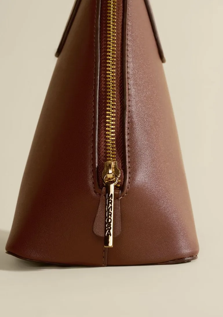 Bolsa Handbag Alça Dupla Marrom