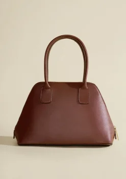Bolsa Handbag Alça Dupla Marrom