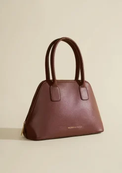 Bolsa Handbag Alça Dupla Marrom