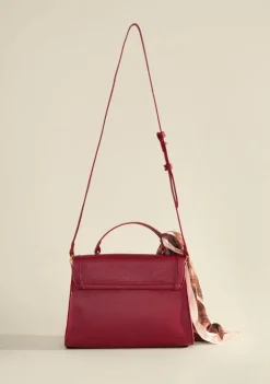 Bolsa Handbag Com Lenço Bordo
