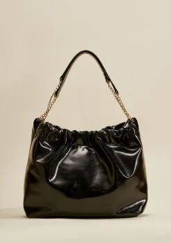 Bolsa Hobo Alça Corda Preto