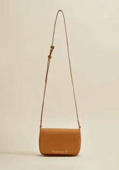 Bolsa Satchel Alça Corrente Caramelo
