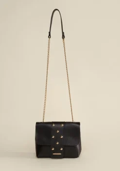 Bolsa Tiracolo Detalhe Tachas Preto
