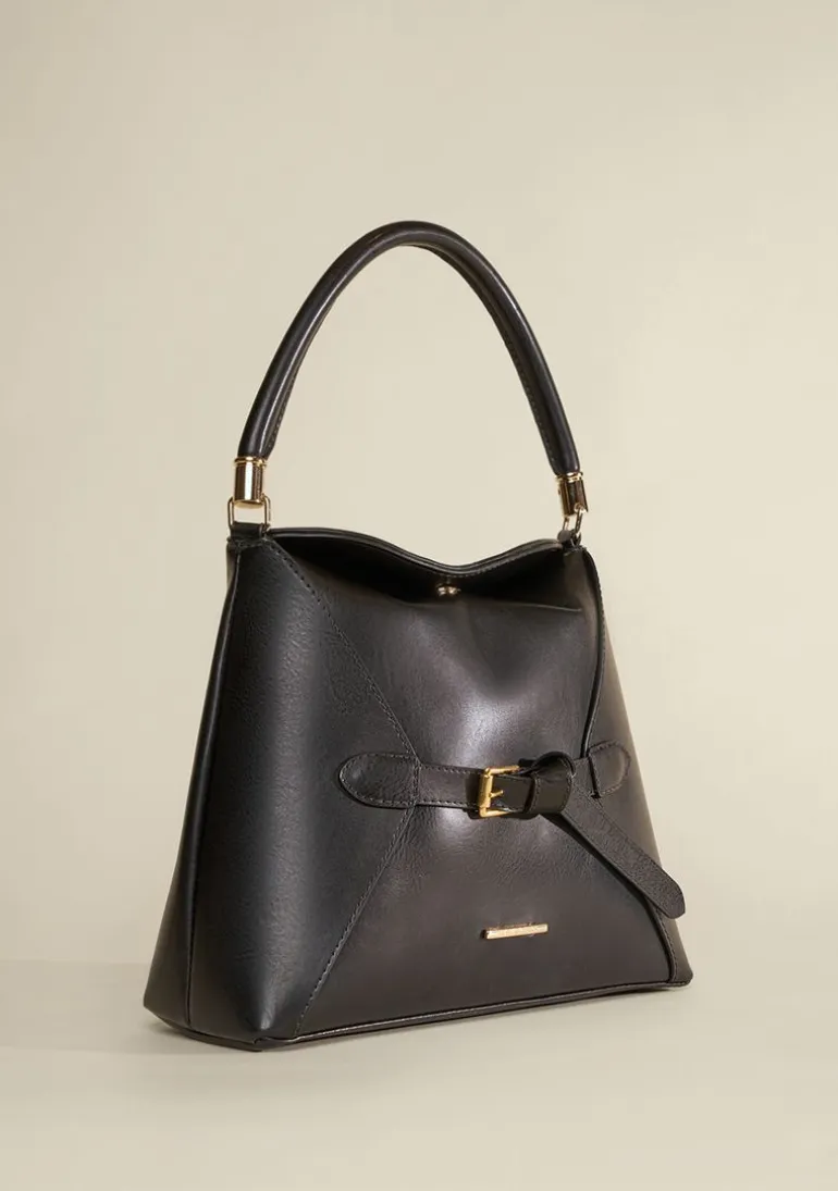 Bolsa Tote Detalhe Fivela Preto