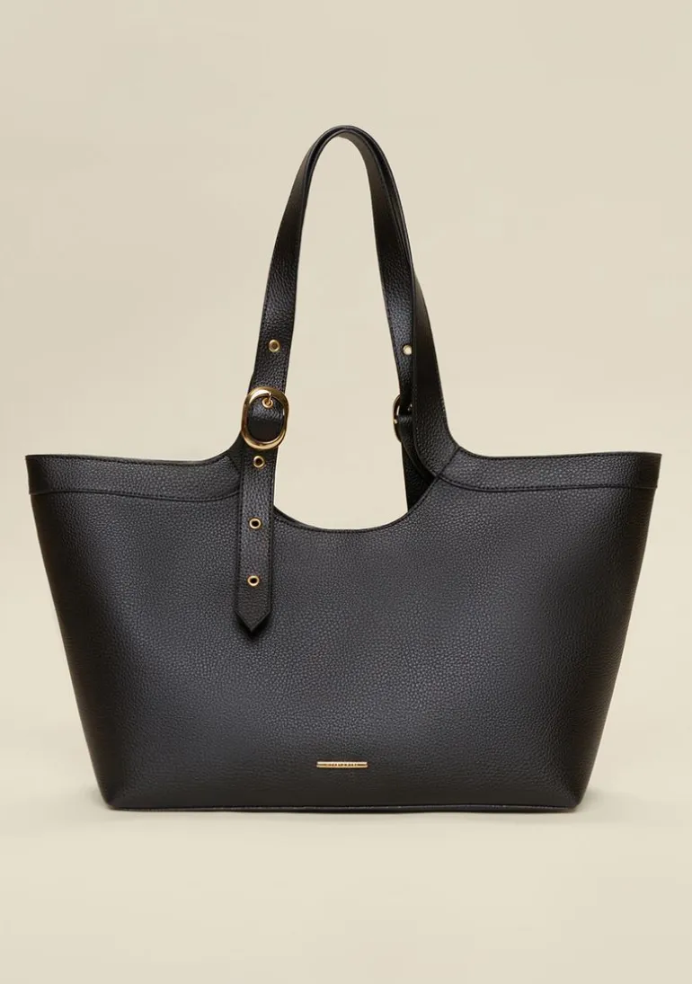 Bolsa Tote Detalhe Fivela Preto
