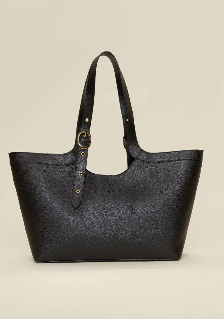 Bolsa Tote Detalhe Fivela Preto