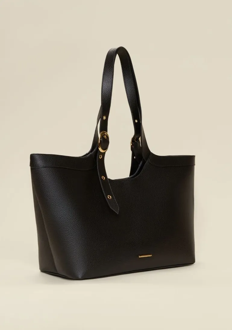 Bolsa Tote Detalhe Fivela Preto