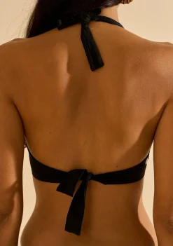 Busto Morena Rosa Meia Taça Com Bojo Preto
