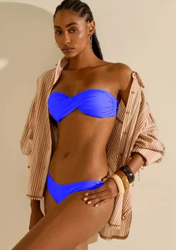 Busto Morena Rosa Tomara Que Caia Com Bojo Azul