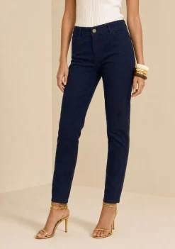Calça Boot Cut Média Azul