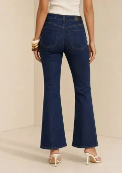Calça Boot Cut Média Azul