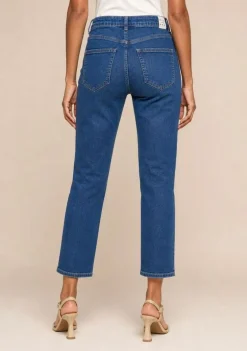 Calça Cigarrete Alta Azul