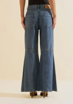Calça Flare Índigo Azul