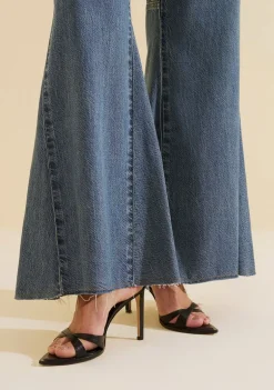 Calça Flare Índigo Azul