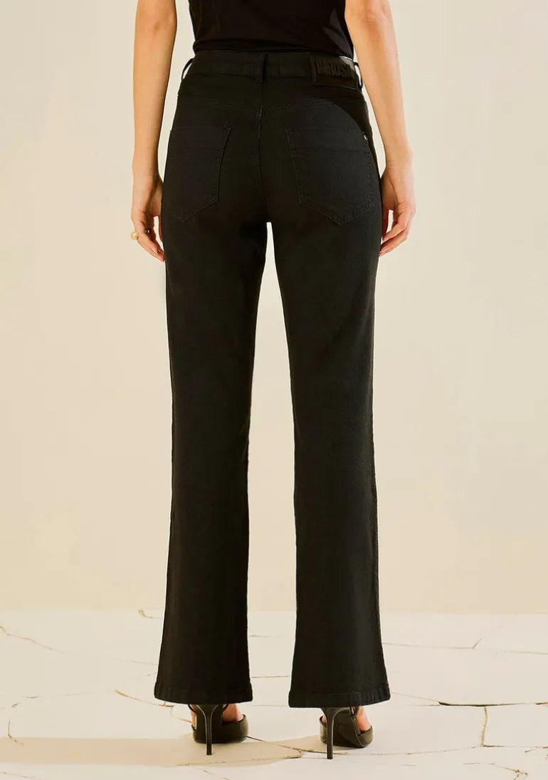 Calça Morena Rosa Boot Cut Alta Preto