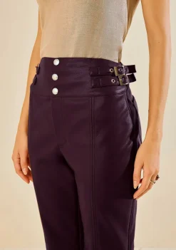 Calça Morena Rosa Flare Alta Bordo