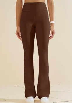 Calça Morena Rosa Flare Média Marrom