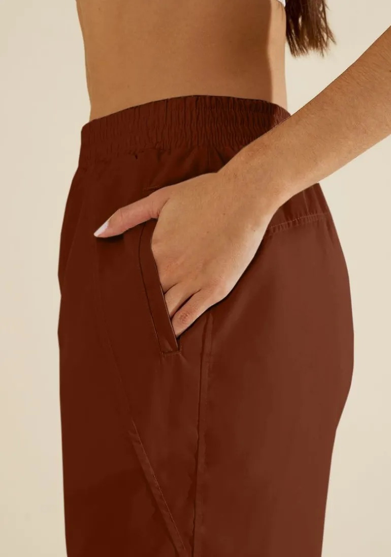 Calça Morena Rosa Jogging Alta Marrom