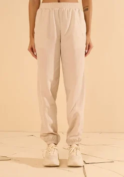 Calça Morena Rosa Jogging Alta Bege