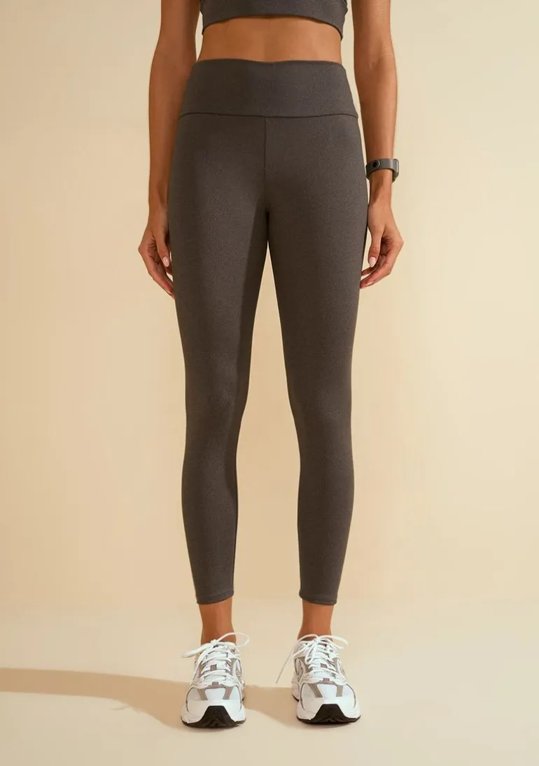 Calça Morena Rosa Legging Alta Cinza