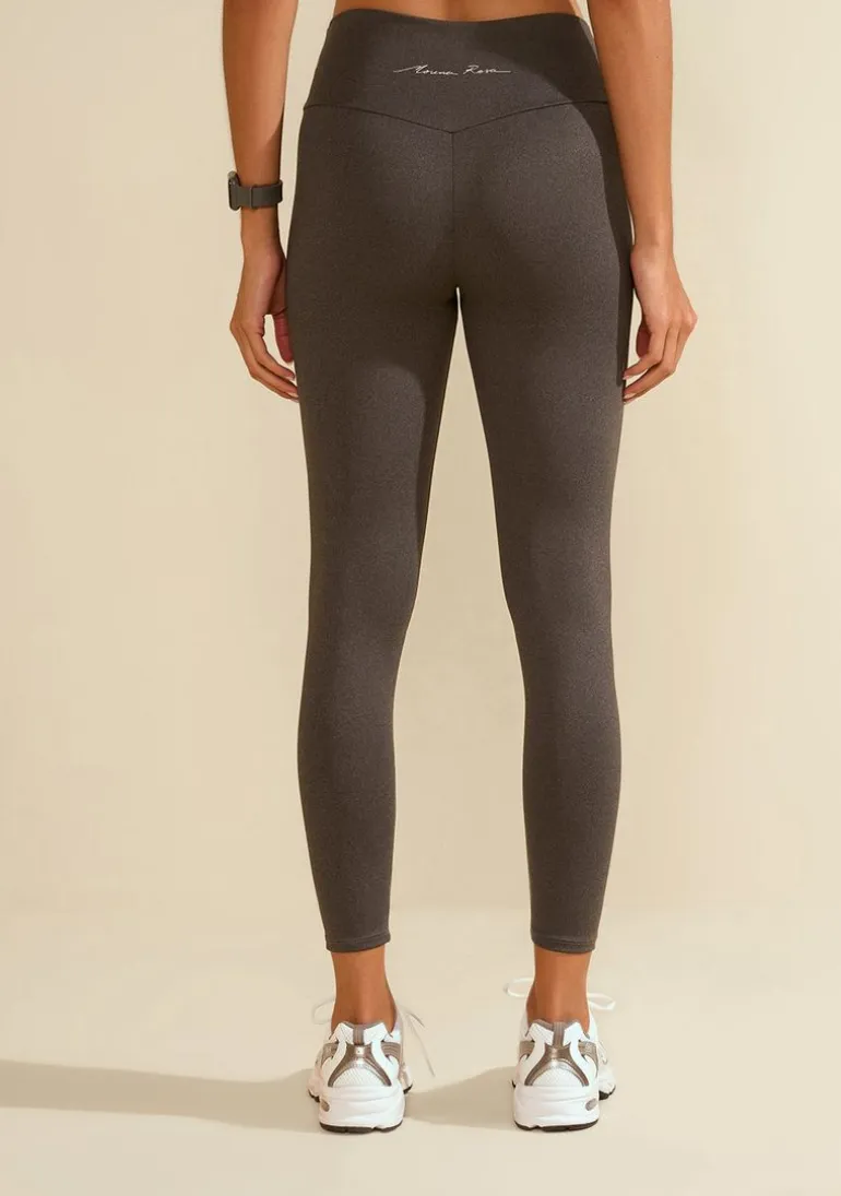 Calça Morena Rosa Legging Alta Cinza