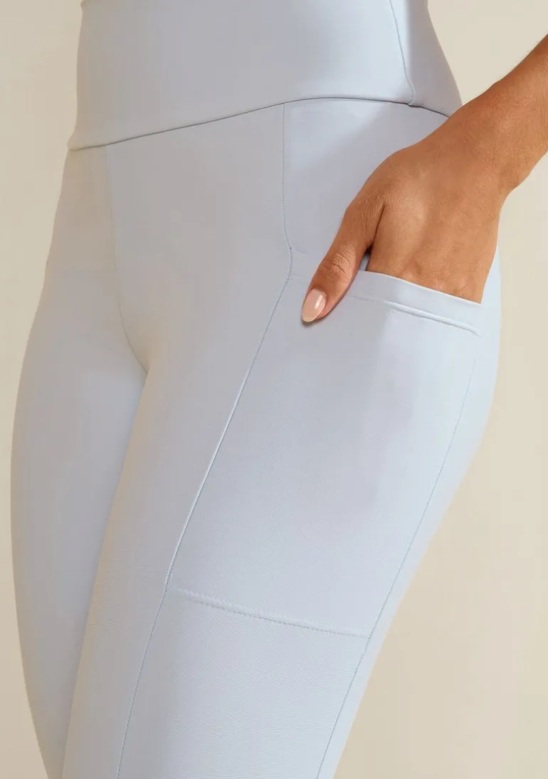 Calça Morena Rosa Legging Alta Azul
