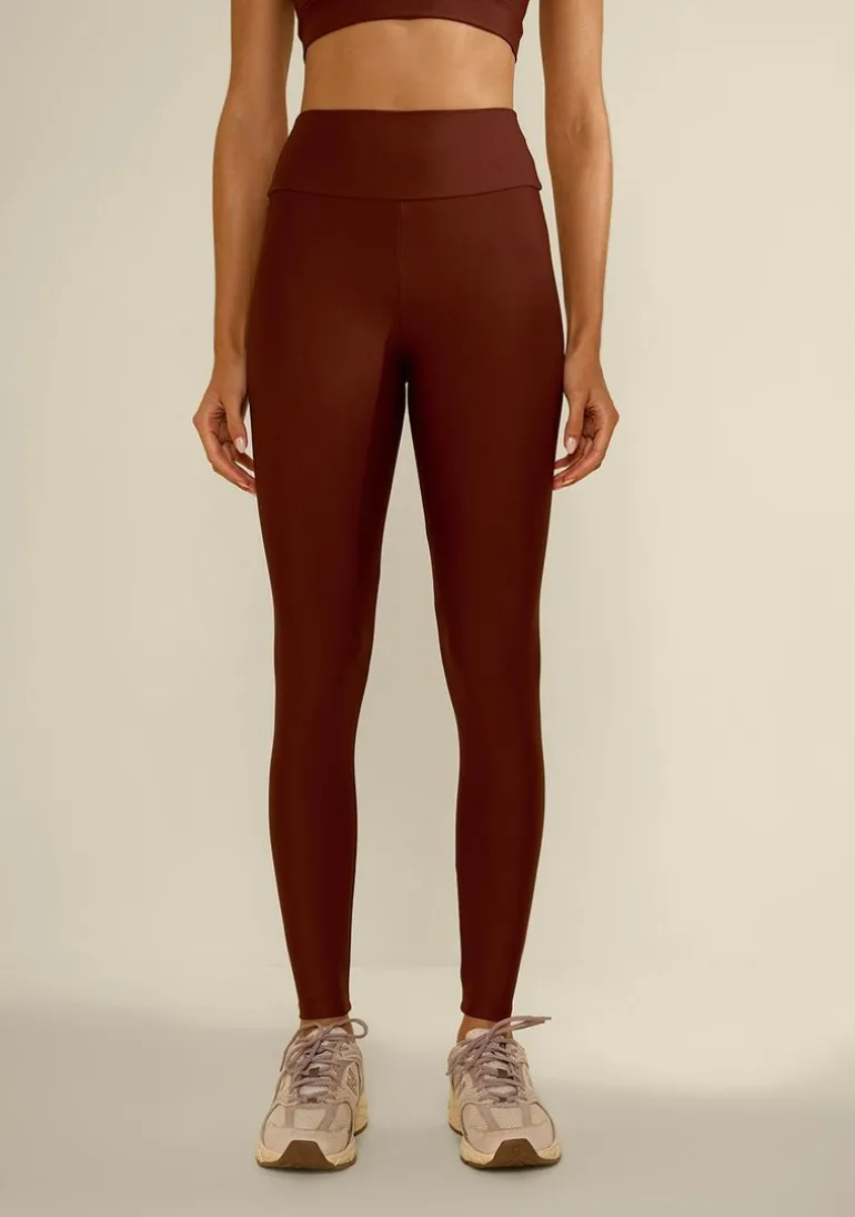 Calça Morena Rosa Legging Alta Marrom