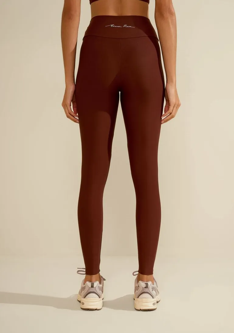 Calça Morena Rosa Legging Alta Marrom