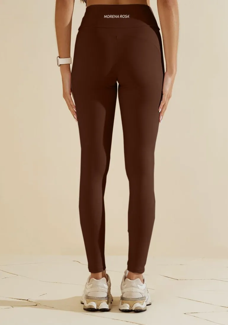 Calça Morena Rosa Legging Média Marrom