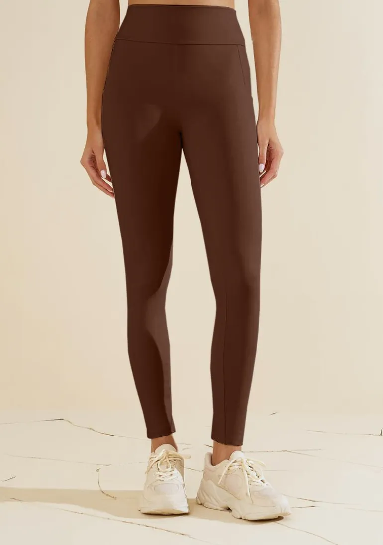 Calça Morena Rosa Legging Média Marrom