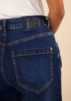 Calça Morena Rosa Mom Alta Azul