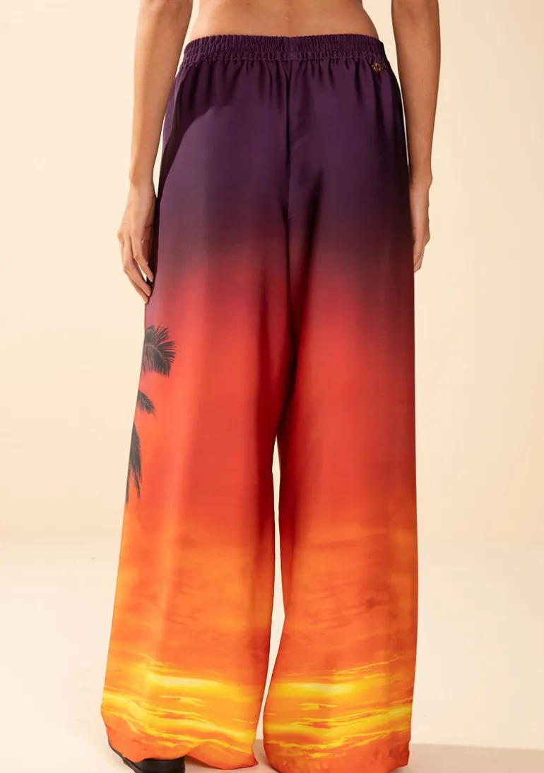 Calça Morena Rosa Reta Média Laranja
