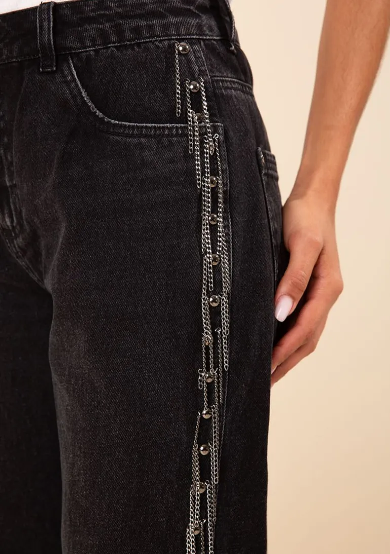 Calça Morena Rosa Reta Média Preto