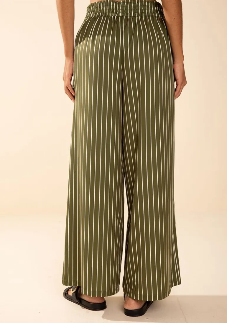 Calça Morena Rosa Reta Média Verde