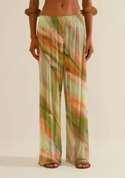 Calça Morena Rosa Sasha Reta Alta Verde