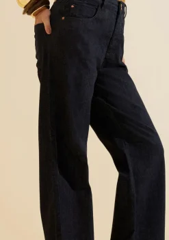 Calça Morena Rosa Wide Alta Azul