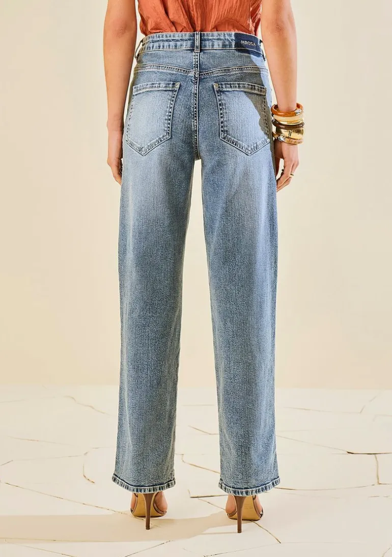 Calça Morena Rosa Wide Média Azul