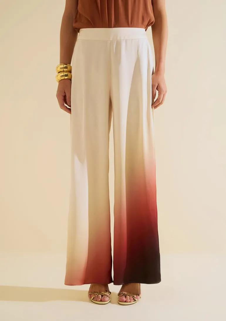 Calça Pantalona Nuance Bege