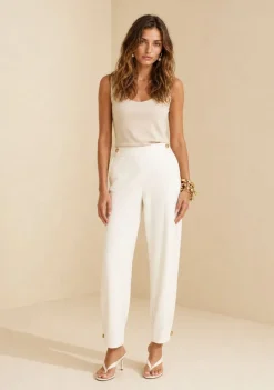 Calca Cenoura Refino Off White
