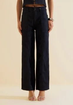 Calca Jeans Reta Origem Azul