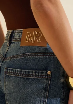 Calca Jeans Wide Índigo Azul