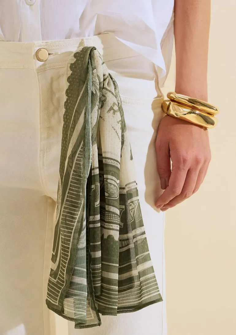 Calca Reta Salina Off White