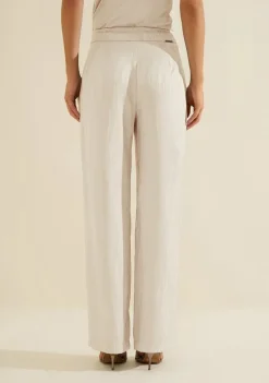 Calca Wide Aurora Off White